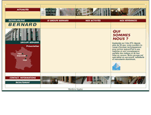 Tablet Screenshot of groupebernard.com
